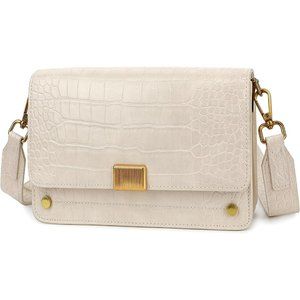Crossbody Bag Fashion Handbags Leather Satchel Bags for Women-B-White(2051)